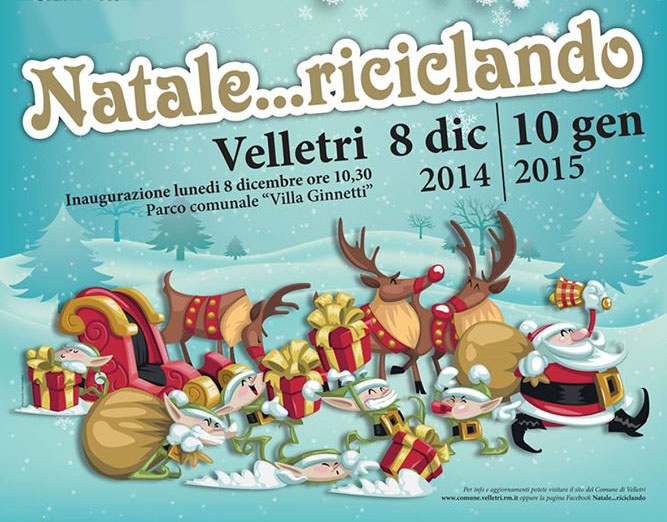 A Velletri tante iniziative per un “Natale Riciclando”. Ecco il programma