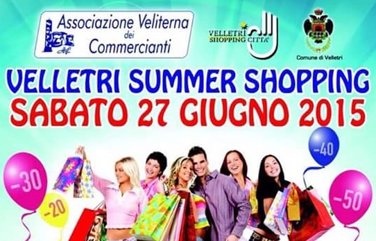 Velletri, sabato negozi aperti fino alle 23 per dare il benvenuto all’estate