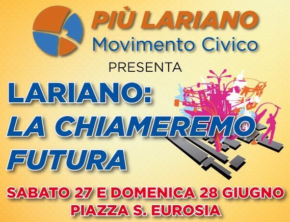 “Lariano: la chiameremo Futura”, arriva un weekend dedicato ai giovani