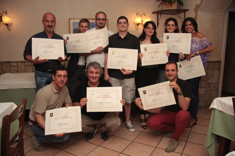 Successo per i corsi FISAR, consegnati gli attestati ai sommelier di primo livello