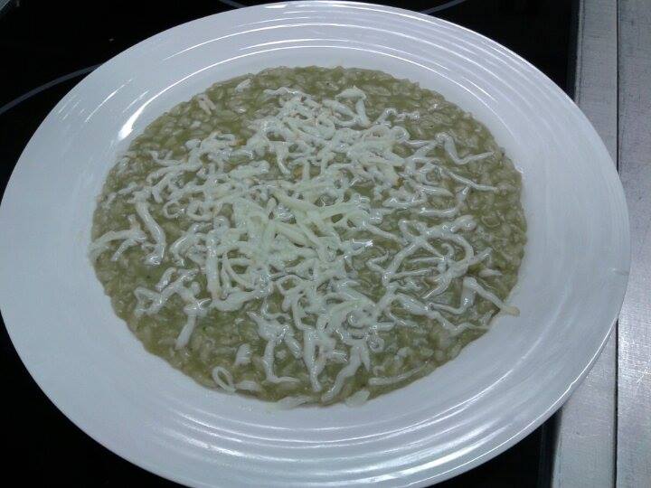 Risotto melanzane e provola