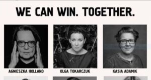 Polonia: il crowdfunding che difende i diritti LGBT+ La Premio Nobel Olga Tokarczuk e la modella Anja Rubik avviano il crowdfunding lottare la politica omotransfobica in Polonia.