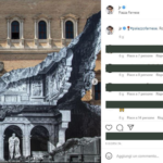 Palazzo Farnese a Roma “squarciato” dallo street artist JR