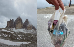 Dolomiti: Un paradiso incontaminato, o quasi Sono oltre 4000 mila i chili di spazzatura raccolti negli ultimi anni da uno dei luoghi considerato un incontaminato paradiso terrestre.