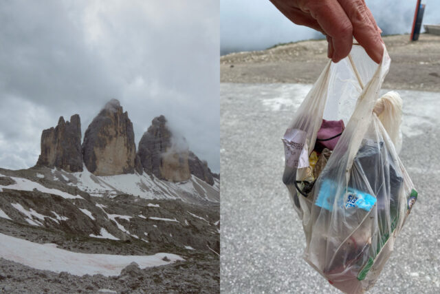 Dolomiti: Un paradiso incontaminato, o quasi Sono oltre 4000 mila i chili di spazzatura raccolti negli ultimi anni da uno dei luoghi considerato un incontaminato paradiso terrestre.