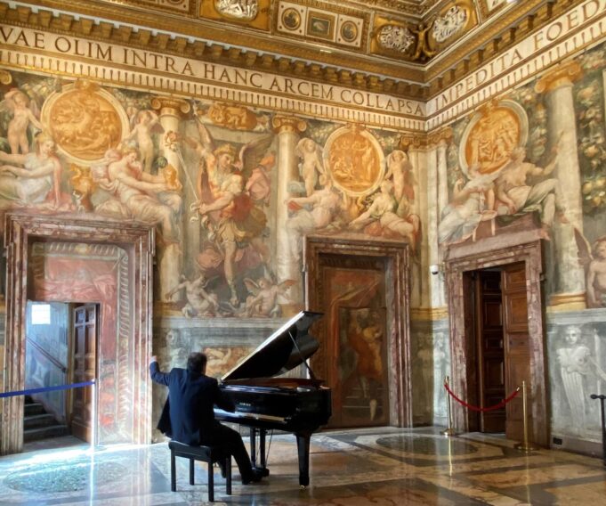 Musica in Mostra: contrapposizioni e convergenze 23-24 aprile 2022, Roma, al Museo Nazionale di Castel Sant’Angelo le pareti affrescate hanno preso vita riempiendosi di musica e anima.